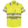 Men's High Visibility Safety Short Sleeve Work Shirt Thumbnail