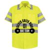 Men's High Visibility Safety Short Sleeve Work Shirt Thumbnail