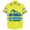 Men's High Visibility Safety Short Sleeve Work Shirt Thumbnail