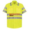 Men's High Visibility Safety Short Sleeve Work Shirt Thumbnail