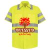 Men's High Visibility Safety Short Sleeve Work Shirt Thumbnail