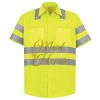 Men's High Visibility Safety Short Sleeve Work Shirt Thumbnail