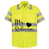 Men's High Visibility Safety Short Sleeve Work Shirt Thumbnail