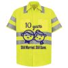 Men's High Visibility Safety Short Sleeve Work Shirt Thumbnail