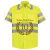 Men's High Visibility Safety Short Sleeve Work Shirt Thumbnail