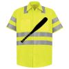 Men's High Visibility Safety Short Sleeve Work Shirt Thumbnail