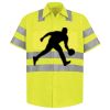 Men's High Visibility Safety Short Sleeve Work Shirt Thumbnail