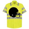 Men's High Visibility Safety Short Sleeve Work Shirt Thumbnail