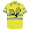 Men's High Visibility Safety Short Sleeve Work Shirt Thumbnail