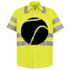 Men's High Visibility Safety Short Sleeve Work Shirt Thumbnail