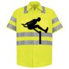 Men's High Visibility Safety Short Sleeve Work Shirt Thumbnail
