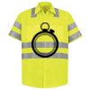 Men's High Visibility Safety Short Sleeve Work Shirt Thumbnail