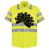 Men's High Visibility Safety Short Sleeve Work Shirt Thumbnail