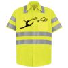 Men's High Visibility Safety Short Sleeve Work Shirt Thumbnail