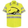 Men's High Visibility Safety Short Sleeve Work Shirt Thumbnail