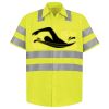 Men's High Visibility Safety Short Sleeve Work Shirt Thumbnail