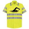 Men's High Visibility Safety Short Sleeve Work Shirt Thumbnail