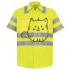 Men's High Visibility Safety Short Sleeve Work Shirt Thumbnail