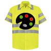Men's High Visibility Safety Short Sleeve Work Shirt Thumbnail