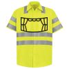Men's High Visibility Safety Short Sleeve Work Shirt Thumbnail