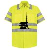 Men's High Visibility Safety Short Sleeve Work Shirt Thumbnail