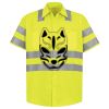 Men's High Visibility Safety Short Sleeve Work Shirt Thumbnail