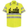 Men's High Visibility Safety Short Sleeve Work Shirt Thumbnail