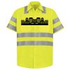 Men's High Visibility Safety Short Sleeve Work Shirt Thumbnail