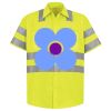 Men's High Visibility Safety Short Sleeve Work Shirt Thumbnail