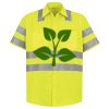 Men's High Visibility Safety Short Sleeve Work Shirt Thumbnail