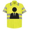Men's High Visibility Safety Short Sleeve Work Shirt Thumbnail