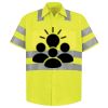 Men's High Visibility Safety Short Sleeve Work Shirt Thumbnail