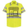 Men's High Visibility Safety Short Sleeve Work Shirt Thumbnail