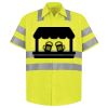 Men's High Visibility Safety Short Sleeve Work Shirt Thumbnail