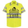Men's High Visibility Safety Short Sleeve Work Shirt Thumbnail