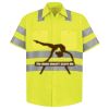 Men's High Visibility Safety Short Sleeve Work Shirt Thumbnail