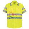 Men's High Visibility Safety Short Sleeve Work Shirt Thumbnail